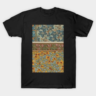 Abstract Floral Pattern T-Shirt